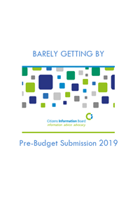 Pre-Budget Submission 2019: Barely Getting By