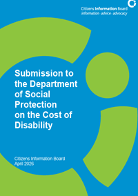 Submission to the Department of Social Protection on the Cost of Disability (April 2026)
