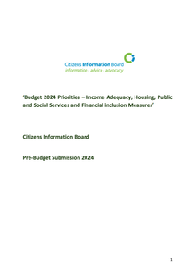 Pre-Budget Submission 2024