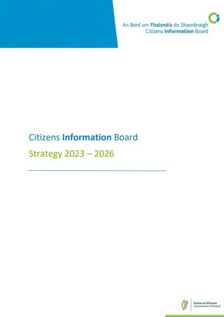 CIB Strategic Plan 2023-2026 Cover Image