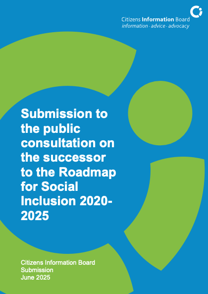 CIB submission on the successor to the Roadmap for Social Inclusion 2020 – 2025 (June 2025)