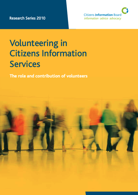 Volunteering in Citizens Information Services (2010)